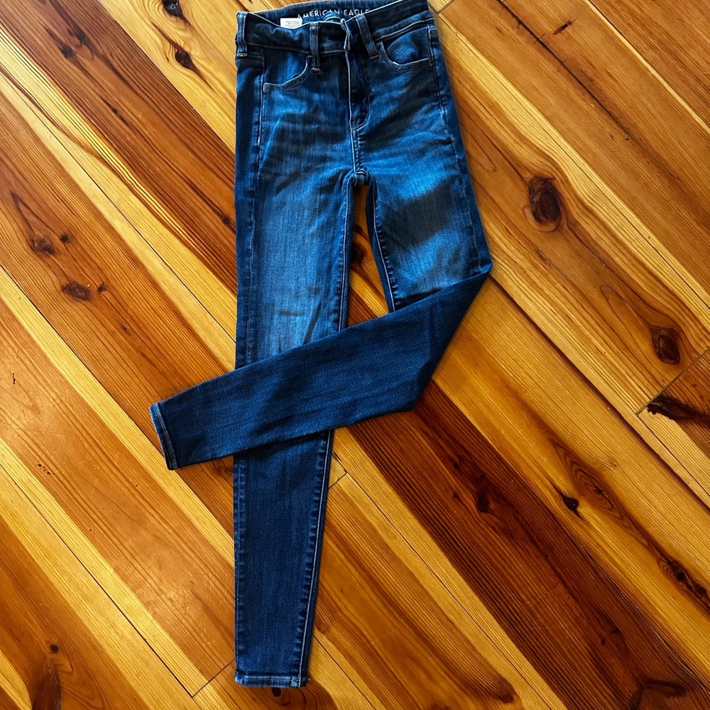 AE Next Level Stretch Hi Rise Jegging Sz00